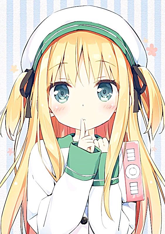 anime animegirl cute adorable shh...