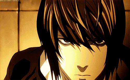 Featured image of post Light Yagami Gif Laughing Light is working towards the same goal that he is in deathnote to become god of the new world